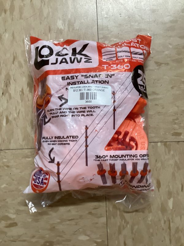 INSULATOR: LOCKJAWZ T-POST 25 BAG For Cheap