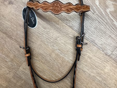 HEADSTALL: FLORAL SCALLOPED BROWBAND HEADSTALL on Sale