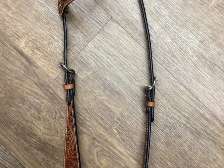 HEADSTALL: LIGHT OIL FLORAL TOOLED BUCKAROO ONE EAR Hot on Sale