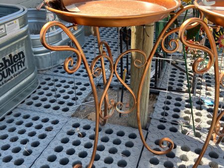 ZAER COPPER BIRDBATH For Sale