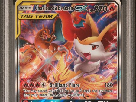 Charizard & Braixen GX SM230 Tag Team Collection Promo PSA 10 94029876 on Sale