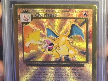 AP 8.0 | Charizard Metal Card (CEL BS 4) Celebration 25th Inglés 2022 For Sale