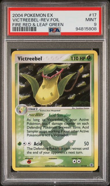 Victreebel 17 112 EX: Firered & Leafgreen PSA 9 94815808 Supply