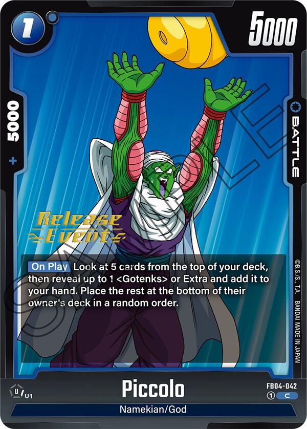 Piccolo (FB04-042) [Ultra Limit Release Event Cards] Cheap