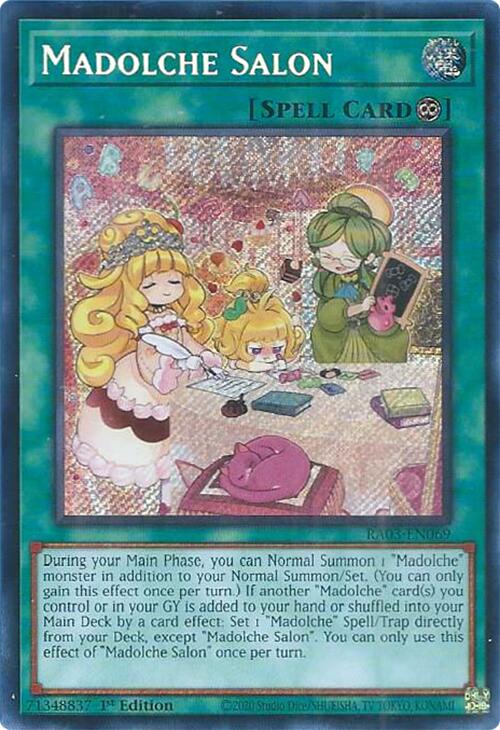 Madolche Salon (Secret Rare) [RA03-EN069] Secret Rare For Cheap