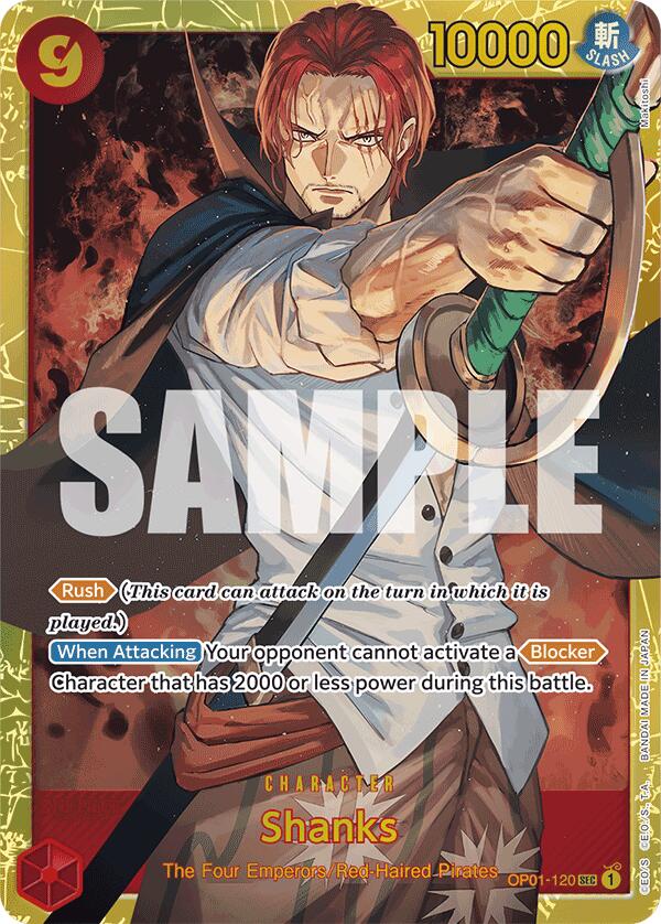 Shanks (OP01-120) (Reprint) [Premium Booster -The Best-] Online