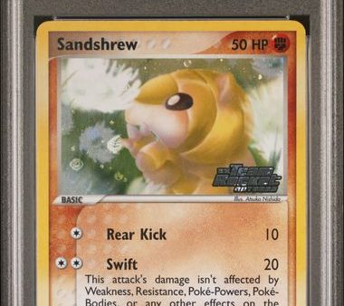 Sandshrew 74 109 EX: Team Rocket Returns Reverse Foil PSA 8 94815983 Fashion