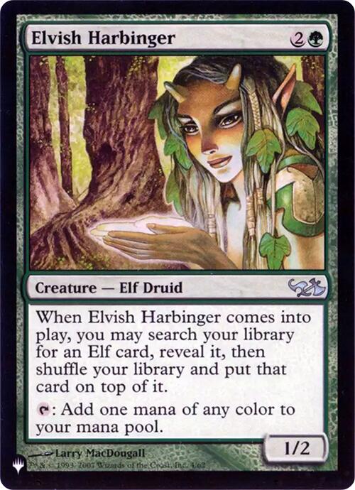 Elvish Harbinger (Retro Frame) [The List] Fashion