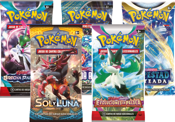 Pokémon | Pack Infantil de 5 Sobres Aleatorios de Pokemon TCG Español Cheap