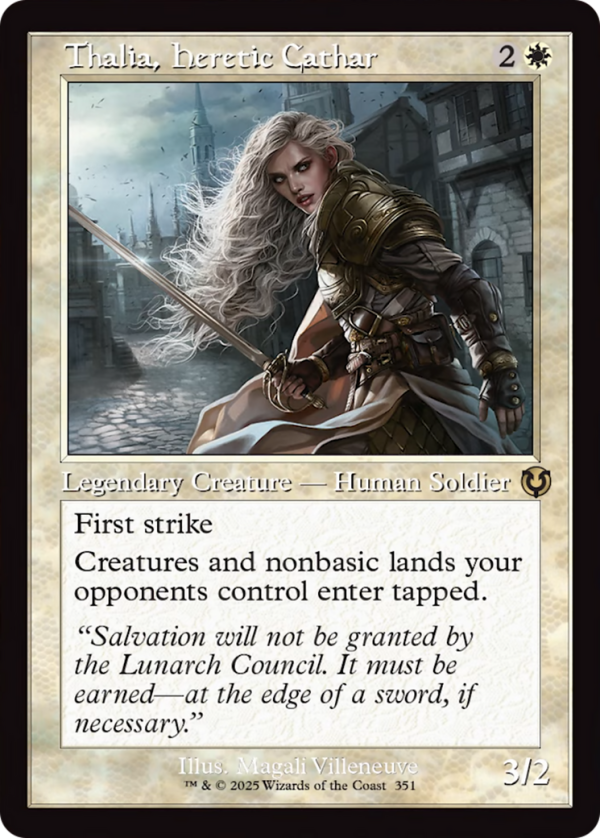 Thalia, Heretic Cathar (Retro Frame) [Innistrad Remastered] Online now