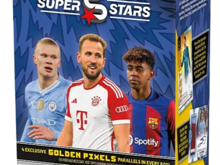 Topps | Topps UCC Superstars 23 24 - Value Box - 8 Sobres de UEFA Superstars 2024 For Discount