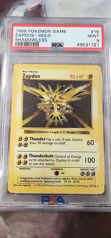 Zapdos 16 102 Base Set Shadowless PSA 9 49531721 Cheap