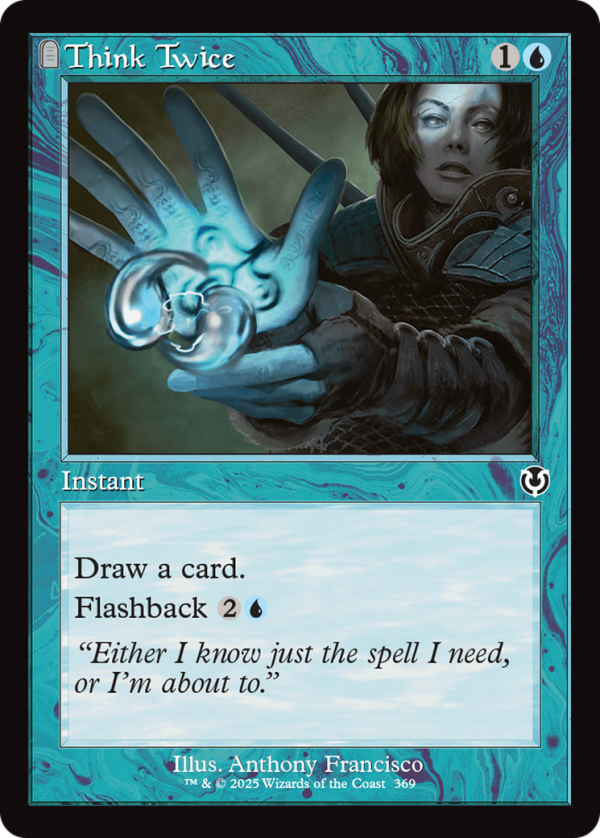 Think Twice (Retro Frame) [Innistrad Remastered] Online