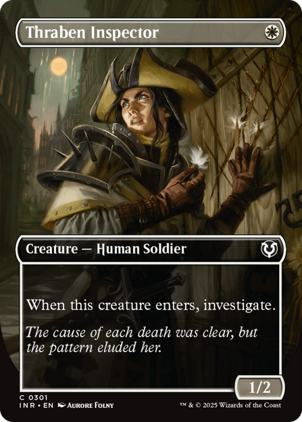 Thraben Inspector (Borderless) [Innistrad Remastered] Hot on Sale