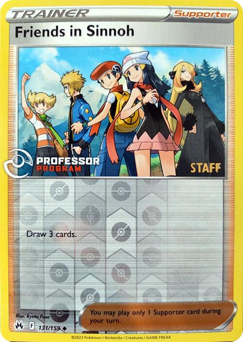 Friends in Sinnoh (131 159) (2023 Staff) [Professor Program Promos] Cheap