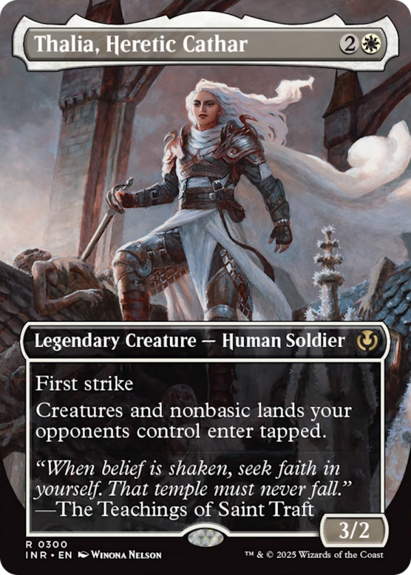 Thalia, Heretic Cathar (borderless) [Innistrad Remastered] Supply