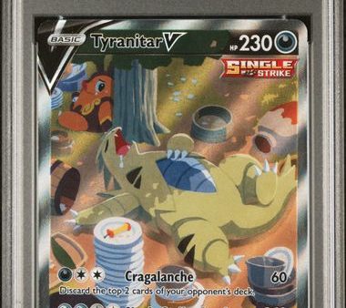 Tyranitar V 155 163 Sword & Shield: Battle Styles PSA 10 98222883 For Cheap