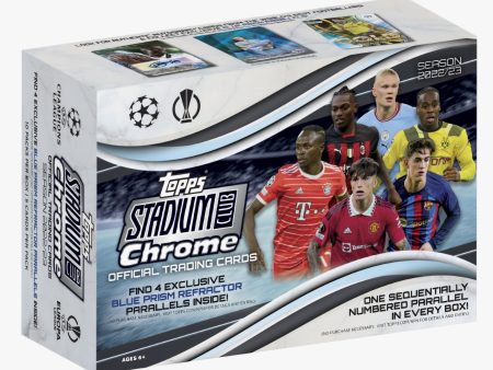 Topps | 2022-23 Topps UEFA Stadium Club Chrome® - Giant Box - 10 Sobres For Sale