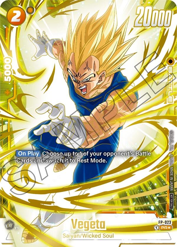 Vegeta (FP-023) (Selection Pack 01 Finalist) [Tournament and Championship Promos] Online Sale