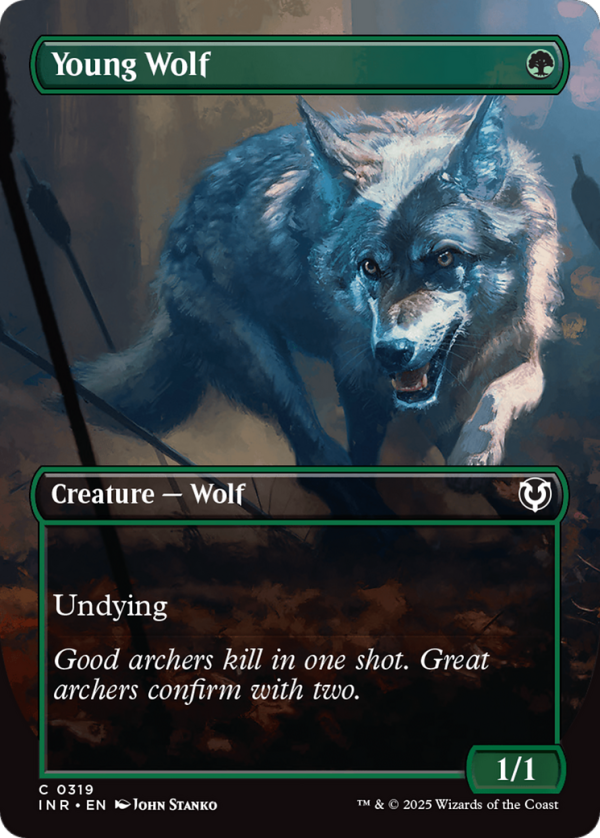 Young Wolf (Borderless) [Innistrad Remastered] Online now