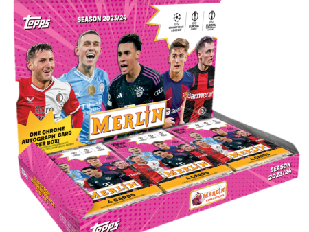 Topps | Topps 2023 24 UCC Merlin - 18 Sobres - Hobby Box Supply