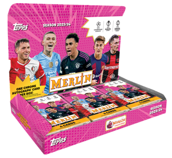 Topps | Topps 2023 24 UCC Merlin - 18 Sobres - Hobby Box Supply