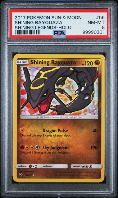 Shining Rayquaza 56 73 Sun & Moon: Shining Legends PSA 8 99990301 Online