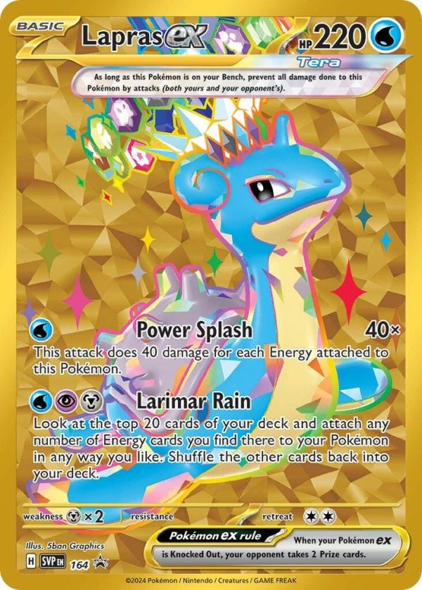 Lapras ex (164) [Scarlet & Violet: Black Star Promos] Online Sale