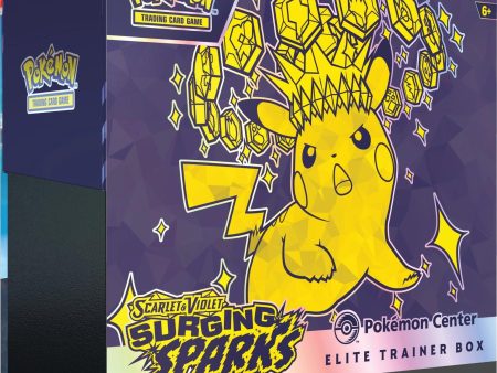 Scarlet & Violet: Surging Sparks - Elite Trainer Box (Pokemon Center Exclusive) Online Hot Sale