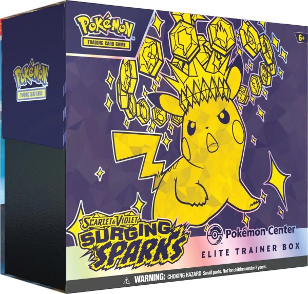 Scarlet & Violet: Surging Sparks - Elite Trainer Box (Pokemon Center Exclusive) Online Hot Sale