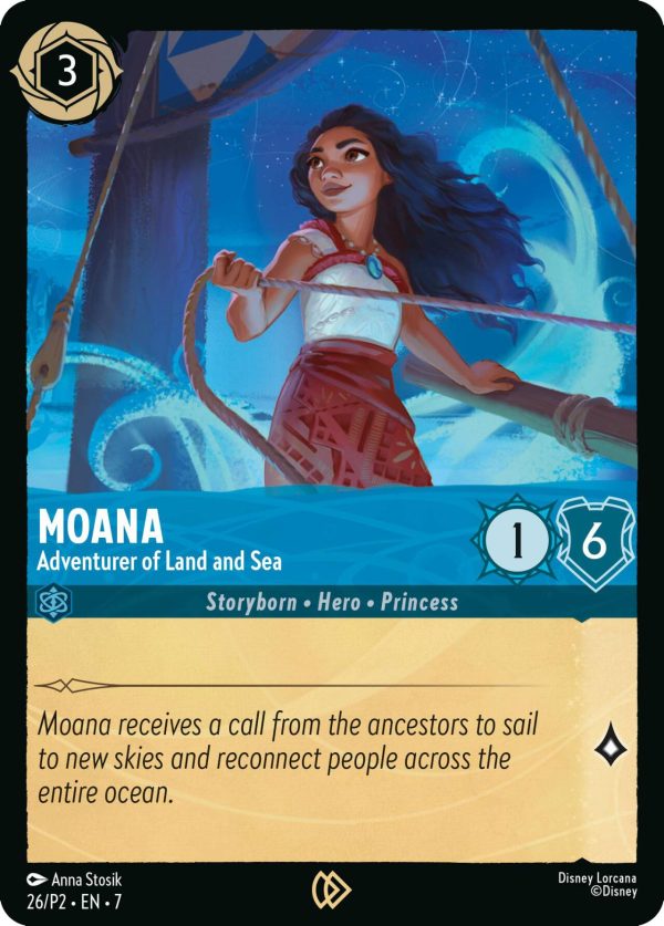 Moana - Adventurer of Land and Sea (26) [Promo Cards] For Cheap