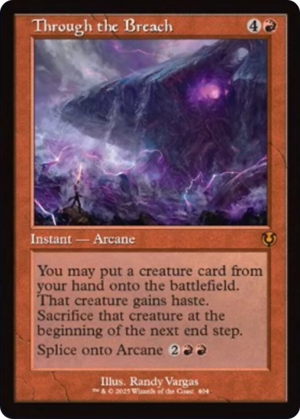 Through the Breach (Retro Frame) [Innistrad Remastered] Online Hot Sale