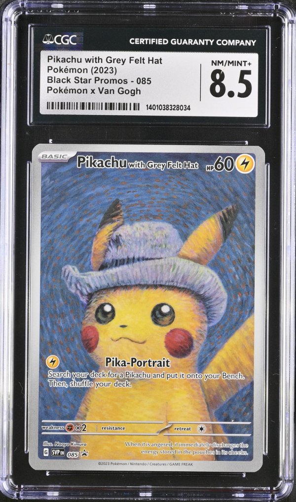 CGC 8.5 | Pikachu with Grey Felt Hat (SVP 085) Sale