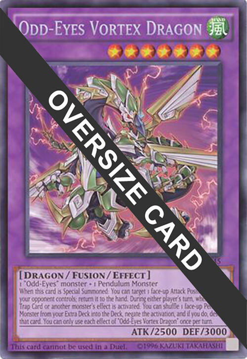 Odd-Eyes Vortex Dragon (Oversized) [DOCS-EN045] Promo Online Sale