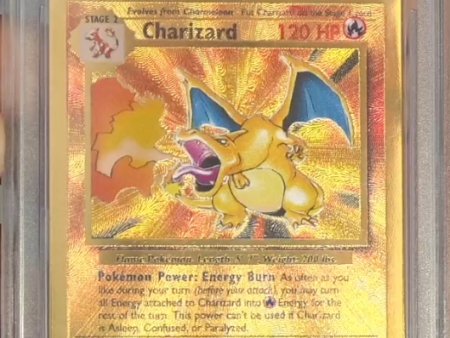 AP 8.5 | Charizard Metal Card (CEL BS 4) Celebration 25th Inglés 2022 For Sale