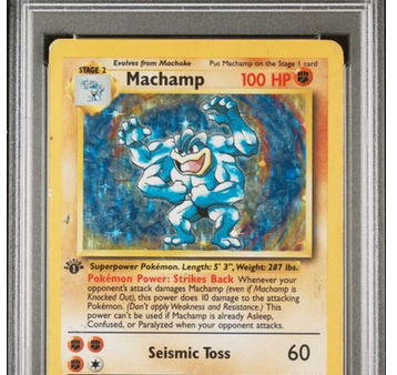 PSA 2 | Machamp (BS 8) 1st Edition Base Set Inglés 1999 Fashion