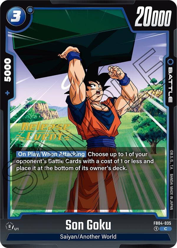 Son Goku (FB04-035) [Ultra Limit Release Event Cards] For Sale