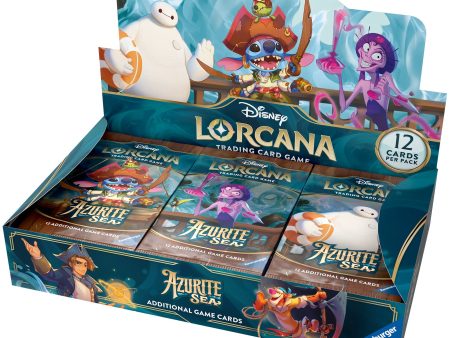 Disney Lorcana: Azurite Sea - Booster Box Hot on Sale