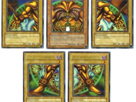 Exodia the Forbidden One Complete Set NM LOB UNL Cheap