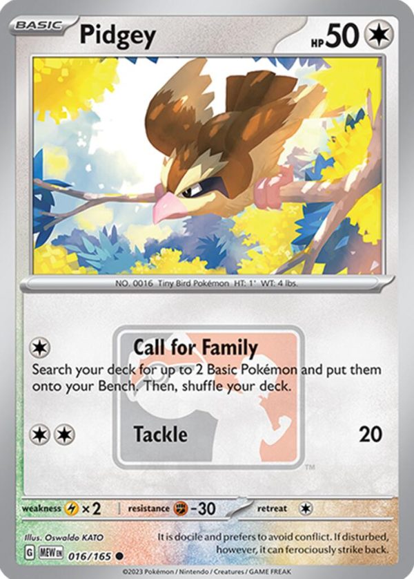 Pidgey (016 165) [League & Championship Cards] on Sale