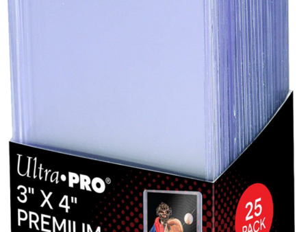 Ultra Pro | 25 Toploaders 3x4  Premium Clear Online Sale