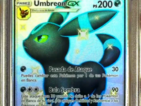 AP 9.5 | Umbreon GX (HIF SV69) Hidden Fates Español 2019 For Sale