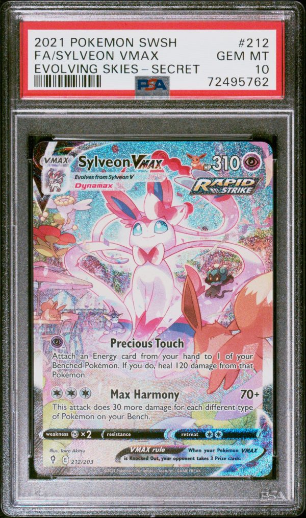 Sylveon VMAX 212 203 Evolving Skies PSA 10 72495762 Online Hot Sale