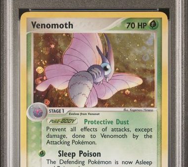 Venomoth 49 112 EX: Firered & Leafgreen Reverse Foil PSA 8 94816056 on Sale