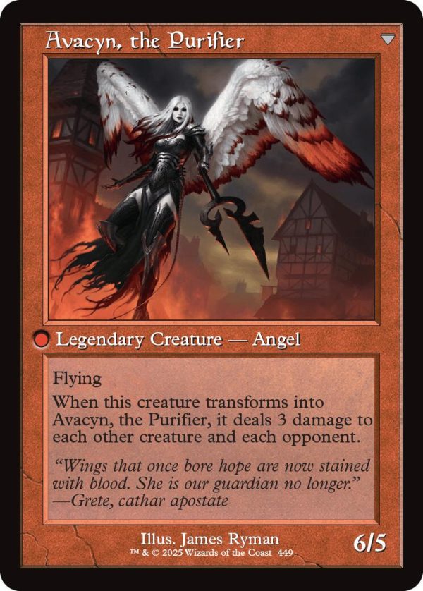 Archangel Avacyn    Avacyn, the Purifier (Retro Frame) [Innistrad Remastered] Hot on Sale