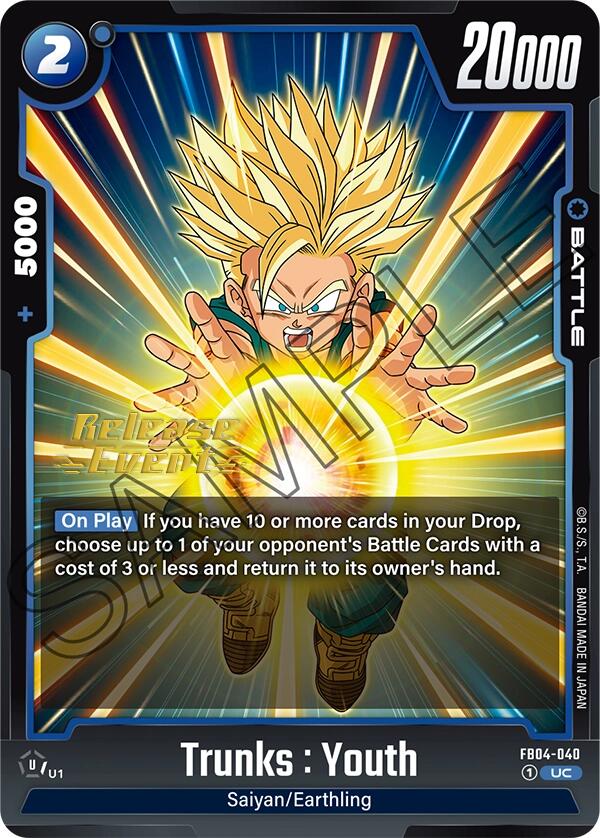 Trunks : Youth [Ultra Limit Release Event Cards] Cheap