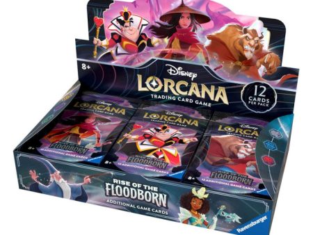 Disney | Caja de 24 Sobres Lorcana (2ROF) Rise of the Floodborn Inglés 2024 For Sale