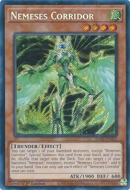 Nemeses Corridor (Secret Rare) [RA03-EN025] Secret Rare Cheap