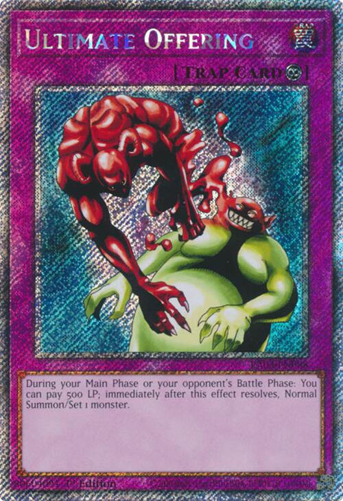 Ultimate Offering (Platinum Secret Rare) [RA03-EN088] Platinum Secret Rare Online