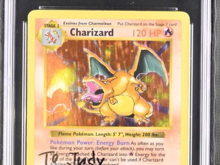 Charizard (Mitsuhiro Arita Signature) 4 102 Base Set Shadowless CGC 4.5 1401020150004 Online now